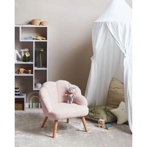 Poltroncina Per Bambini Poltrona Bambini 2-8 Anni - Legno Di Faggio, Imbottita, Carino Animali, Rosa, Portata 75kg Poltrona A Dondolo - 6