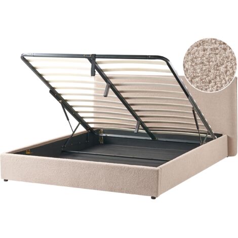 Struttura letto imbottita, struttura letto a struttura piatta a forma di tagliatella, adatta per
