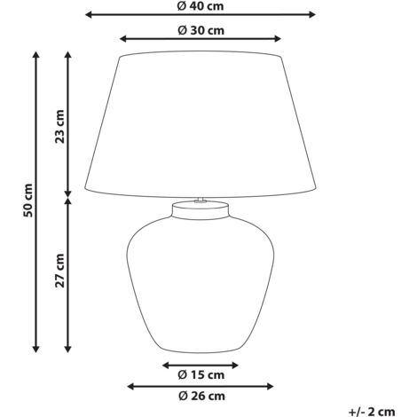 Lampade da interno grigi in ceramica di camera da letto | Acquisti Online su