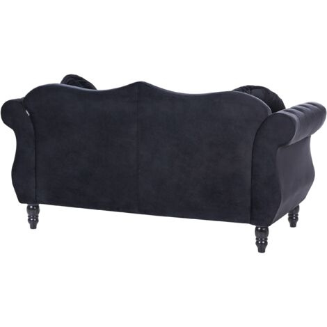 Set divani in velluto blu cobalto 5 posti SKIEN | Leroy Merlin
