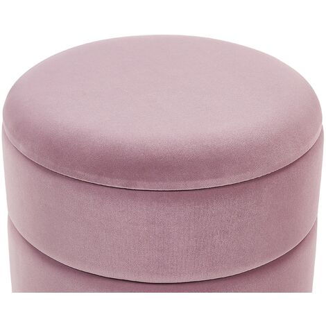 Pouf contenitore rosa Elgin