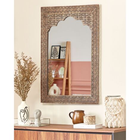 KIM SPECCHIO DA PARETE CON CORNICE LISCIA CON GANCI X INSTALLAZIONE Orizzontale E Verticale 48x68cm