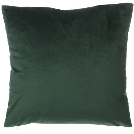 Set di 2 cuscini decorativi verde scuro 45x45 cm BELLEROSE