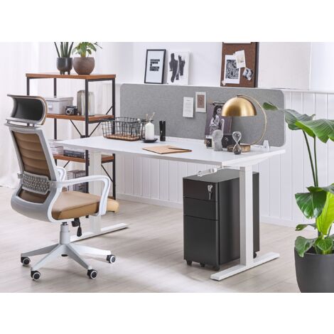 Pannello Divisorio Fonoassorbente Per Scrivania - Verde, 160x40 Cm, In PET E Poliestere - Foto 10