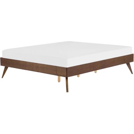 Base Letto A Doghe 90x190cm In Legno Di Faggio - Testata Regolabile