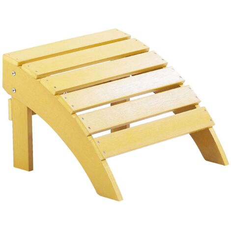 Poggiapiedi Adirondack YEFU - Pieghevole, Grigio, Resistente, Per Sedie Da Esterno, Veranda E Giardino
