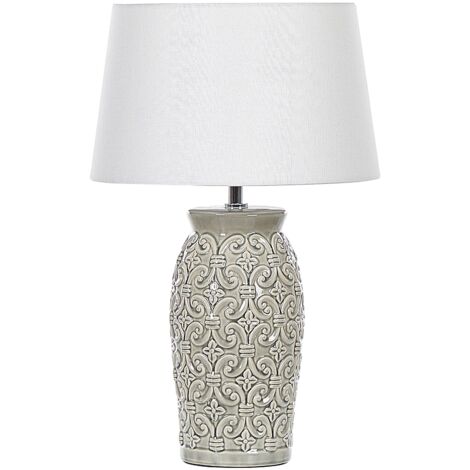 Lampada Da Tavolo Versa Toshka Grigia – Design Decorativo In Metallo Per Casa E Ufficio - 5