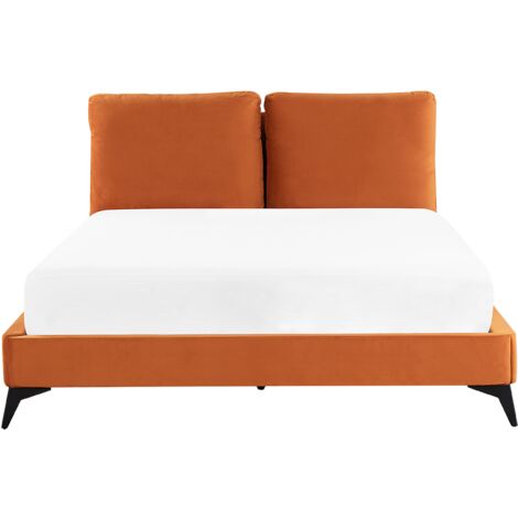 Letto Matrimoniale Imbottito In Velluto Rosa E Bianco Con 4 Cassetti, Porte USB E LED 160x200 Cm
