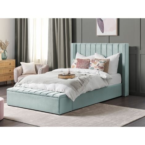 Letto Matrimoniale francese 140x190 cm testata inclinata Demas Tipologia  della rete Senza rete Colori Ityhome Grigio