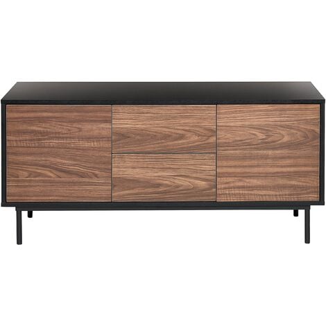 Credenza vintage in legno con ante e cassetti chiudibili a chiave