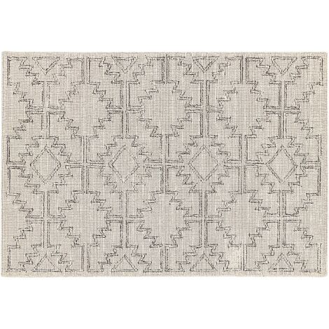 Tappeto iuta beige 140 x 200 cm ABANA 