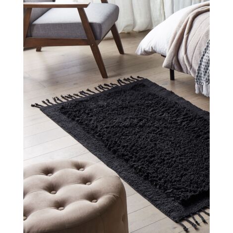 Tappeto cotone arancione 140 x 200 cm BITLIS