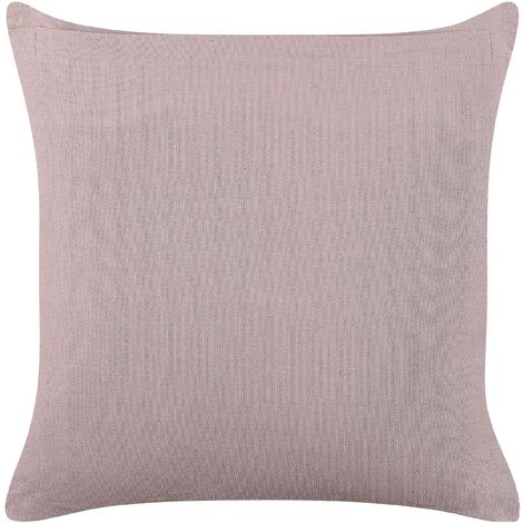 Cuscino in velluto con motivo geometrico 45x45 cm rosa Silybum