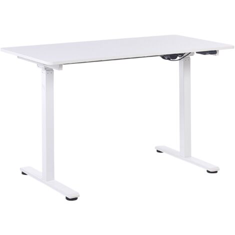 Scrivania elettrica ad altezza regolabile bianco 120x60 cm Grifton