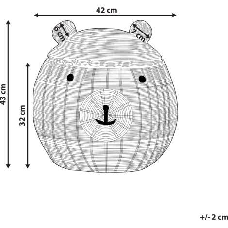 Cestino Portaoggetti In Rattan Bianco - Decorazione Per Casa, Bomboniere, Fiori O Trucco - Foto 6
