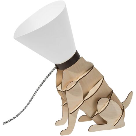 Lampada da tavolo bianca Isna