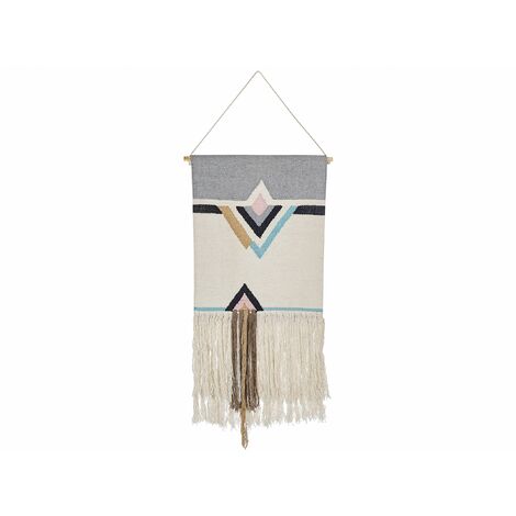 Ghirlanda da parete in macramè, decorazione boho chic, regalo di Natale