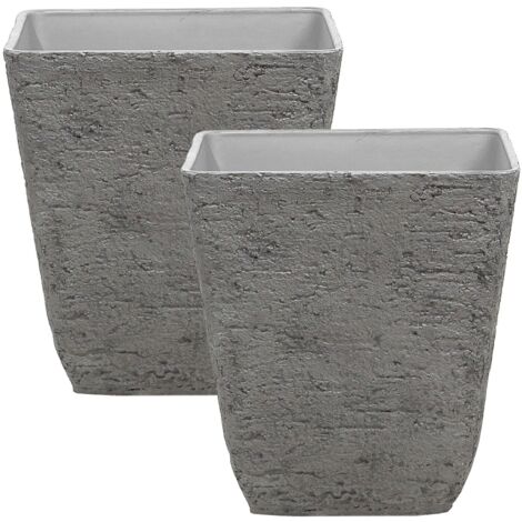Berk Vaso Quadrato In Pietra Ollare Con Fiore Della Vita – Altezza Regolabile Per Candela, Incluso Colino - 2