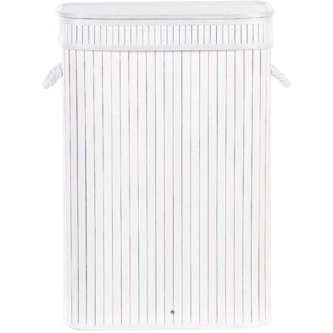 Cestino Con Coperchio In Bambù Naturéo - 3L, Colore Bianco - Foto 13