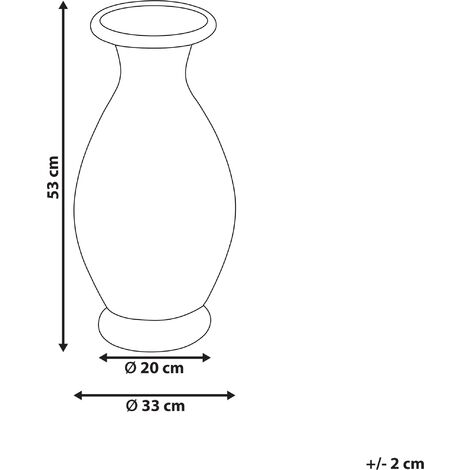 Vaso decorato in vetro mosaico Giara bianco