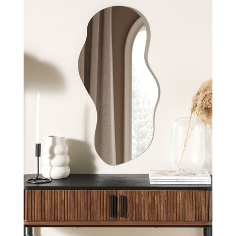 Specchio Cuore Cristallo Diamante - Decorazione Parete Senza Cornice 50x50cm - Foto 5