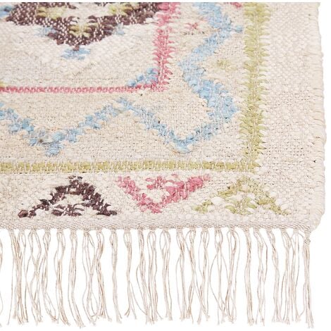 Tappeto 140x200 cm multicolore beige