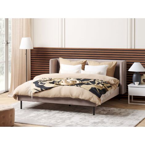 Letto Matrimoniale In Velluto 160x200 Cm Con Contenitore E Testiera Regolabile, Idraulico