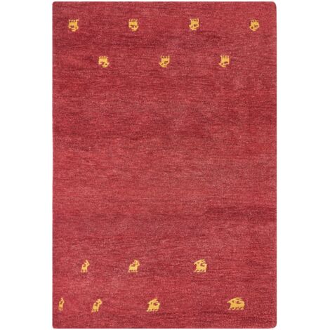 Tappeto 140x70 cm in cotone giallo a righe