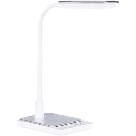 Lampada da ufficio LED bianco materiale sintetico braccio e regolabile  regolatore 38 cm Centaurus