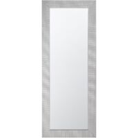 Specchio da parete in color argento 50 x 130 cm DERWAL