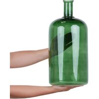 Vaso verde bottiglia bombato smaltato vendtia online In - Vasi
