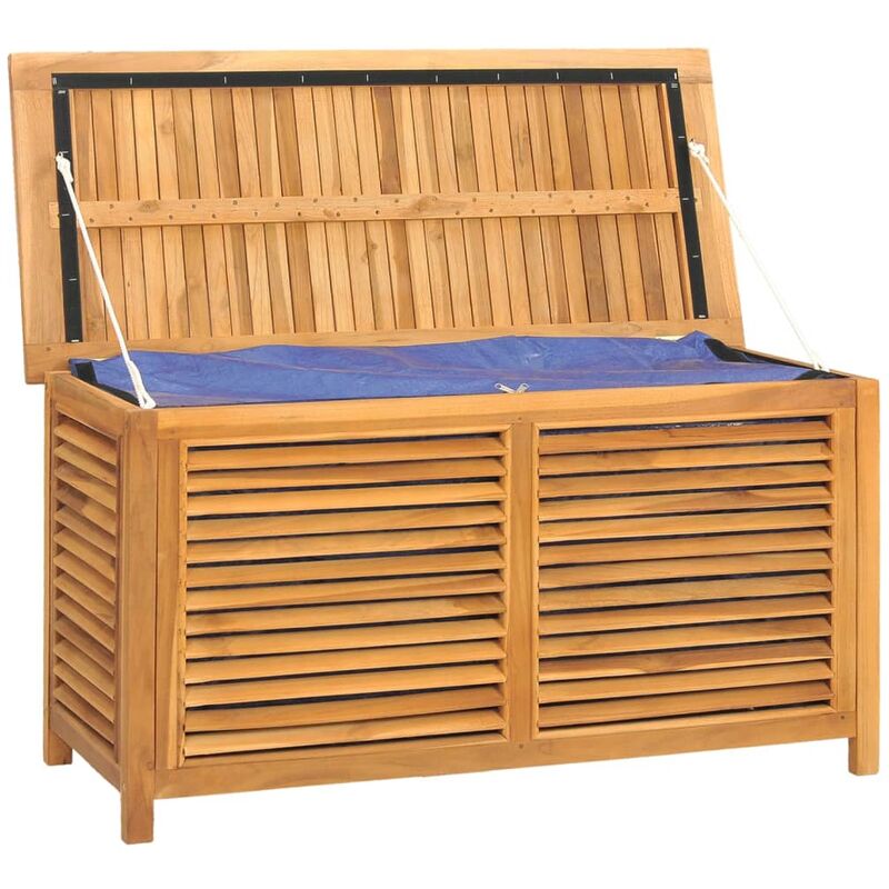 Boîte de rangement de jardin 200x50x58 cm Bois d'acacia solide