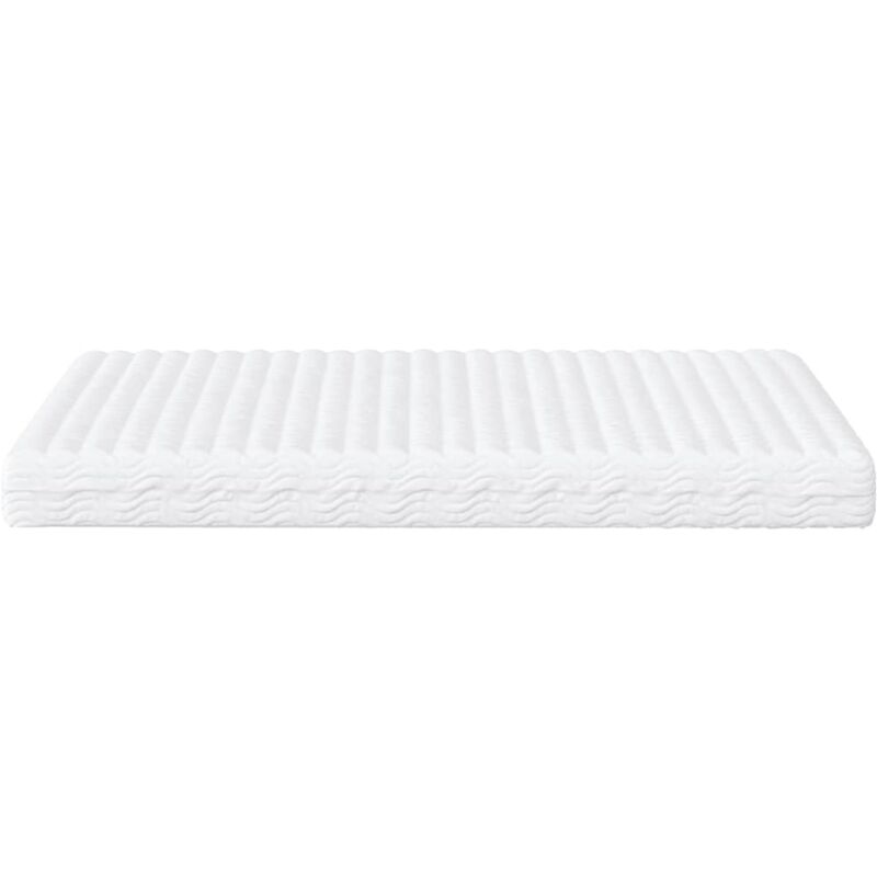 Matelas en mousse blanc 100x200 cm dureté H2 H3