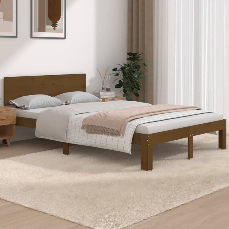 Lit superposé adulte 90x190 Clay en pin massif livré avec matelas