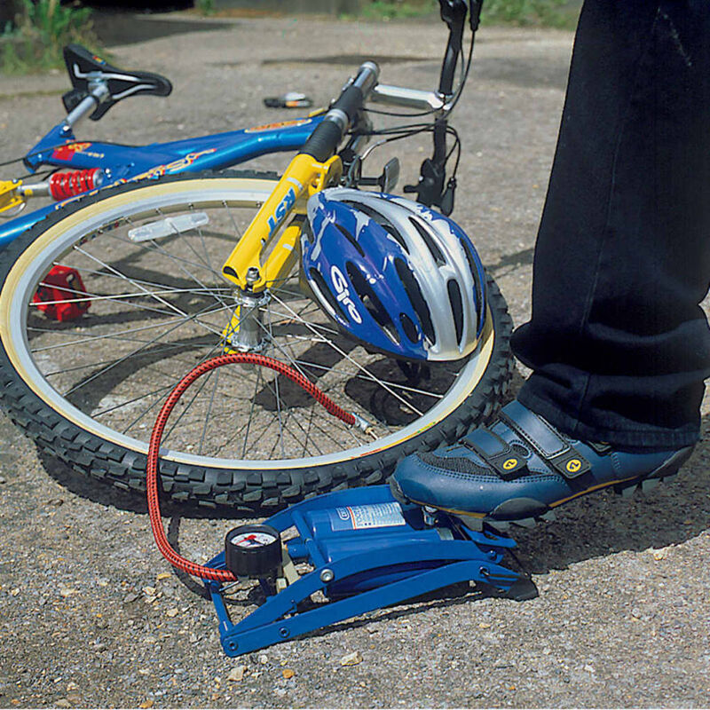 Pompe à pédale à Double Barillet, Pompe à vélo à Double Cylindre, Pompe à  Pied de