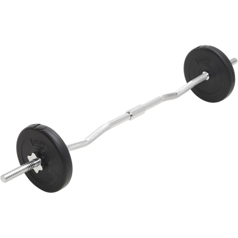 Barre de Piège Hexagonale Olympique d'Haltérophilie Charge 363KG Barre de  Levage avec Poignées Moletées Plates ou Surélevées Entraînement de Squats  Soulevés de Terre Argent - Costway