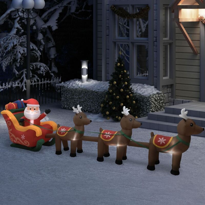 Décorations De Noël De Renne Extérieur, Cerf De Noël Lumineux Solaire  Extérieur avec Lumières, Ornement De Wapiti Debout Extérieur Résistant À  l'eau