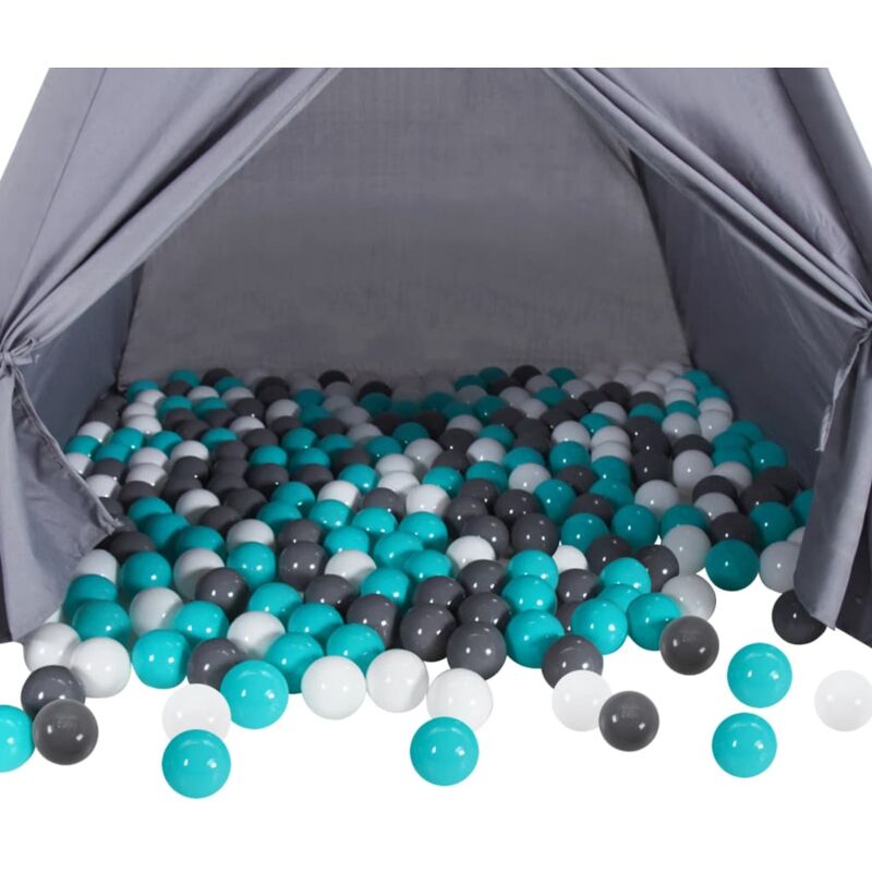 1000 Boules diamètre Ø7cm petites Balles en plastique multicolore