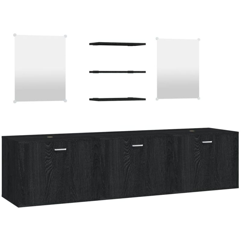 Costway étagère d'angle 6 niveaux avec armoire à porte, bibliothèque angle  kit anti-basculement inclu, étagère de rangement industriel pour salon,  chambre, cuisine, 48 x 32 x 180cm - Conforama