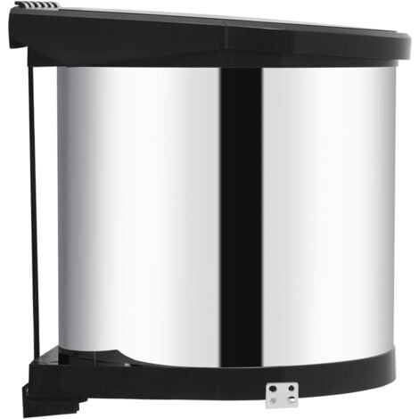 Poubelle intégrée de cuisine Acier inoxydable 8 L
