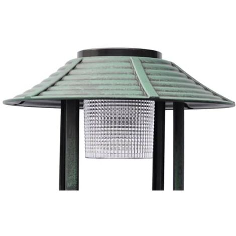 Mangeoire à oiseaux avec lampe solaire