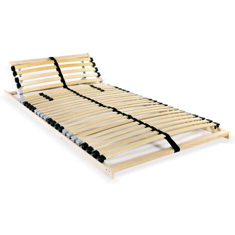 Sommier à Lattes Sans Matelas Avec 28 Lattes 7 Zones 90x200 Cm Sommier A Lattes Lit Double Cadre Lit Support Matelas Lit Confortable Home Living 86774468