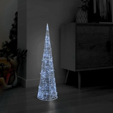 Arbre de Noel Lumineux LED 3 pièces Arbre de Noël en Acrylique LED