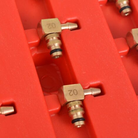 Kit Testeur Débit Injecteur Diesel - 24 Adaptateurs Pour Bosch/Siemens/Denso/Delphi