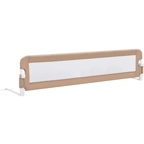 Barrière De Lit Enfant Réglable En Hauteur – 190x25 Cm, Tissu Polyester, Pour Matelas De 3 à 25 Cm D'épaisseur