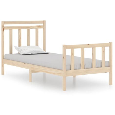 Cadre De Lit Sans Matelas 90x190 Cm Bois Massif