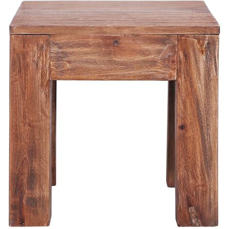 Table Basse Contemporaine En Acajou Massif - Pièce Unique Faite Main