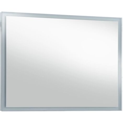 Miroir Salle De Bain Lumoire Avec LED - Rond 100cm Anti-buée Et Horloge