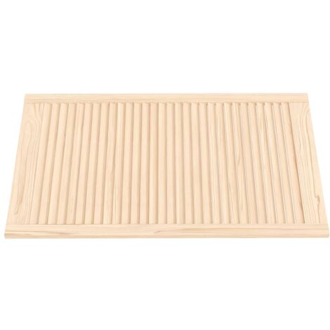 Portes d'armoire à persiennes 4 pcs 99,3x59,4 cm pin massif