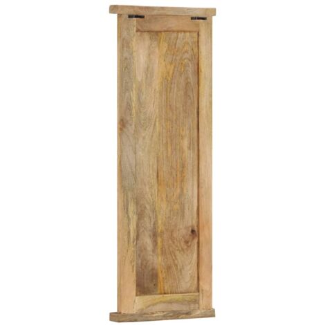 Porte-manteaux 2 pcs Bois massif de manguier 38x100 cm